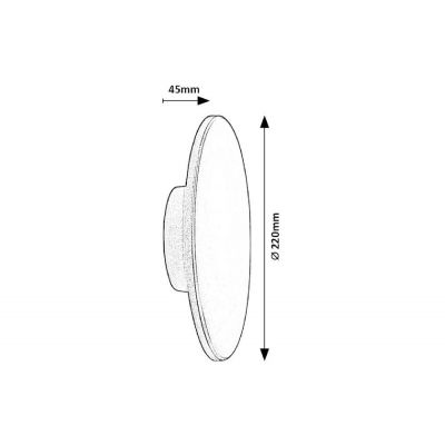 Rabalux Rust kinkiet zewnętrzny 1x15 W czarny 77151
