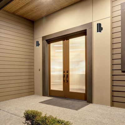 Rabalux Urfa kinkiet zewnętrzny 1x18 W czarny 77155