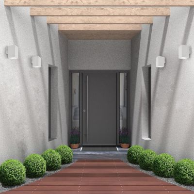 Rabalux Urfa kinkiet zewnętrzny 1x9 W biały 77163