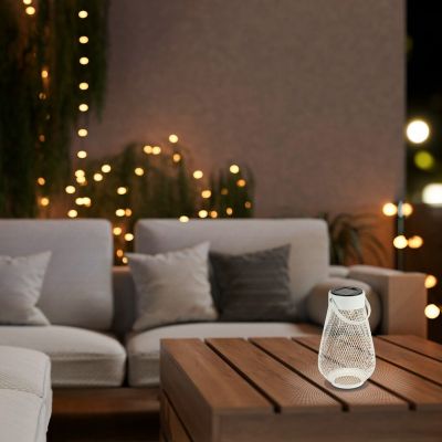 Rabalux Tapolca lampa solarna stołowa 1x1 W biały 77176