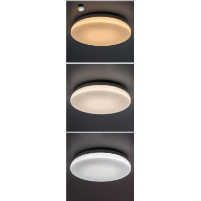 Rabalux Lowar plafon zewnętrzny 1x18 W biała 77182