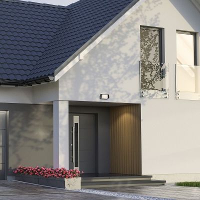 Rabalux Cubbington kinkiet zewnętrzny 1x10 W czarny 77183