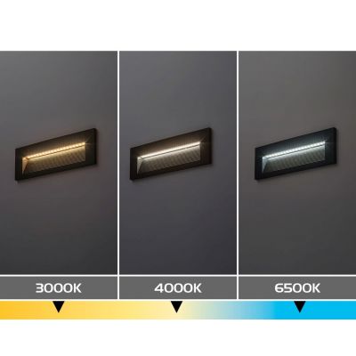 Rabalux Kavala lampa przypodłogowa zewnętrzna 1x6 W czarny 77190