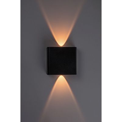 Rabalux Portel kinkiet zewnętrzny 1x3 W czarny 77191