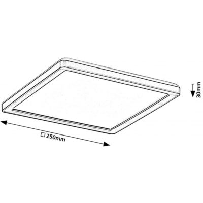 Rabalux Inverness plafon zewnętrzny 1x15 W czarna 7775