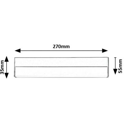 Rabalux Band 2 lampa podszafkowa 1x7 W biała 78046