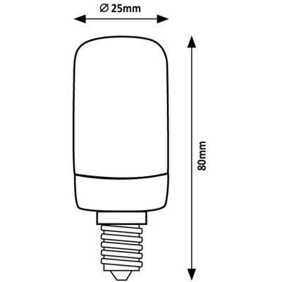 Rabalux Smd-Led żarówka LED 1x4 W 4000 K E14 79090