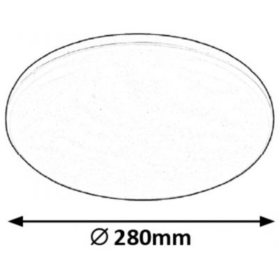 Rabalux plafon 1x24 W biały 7979