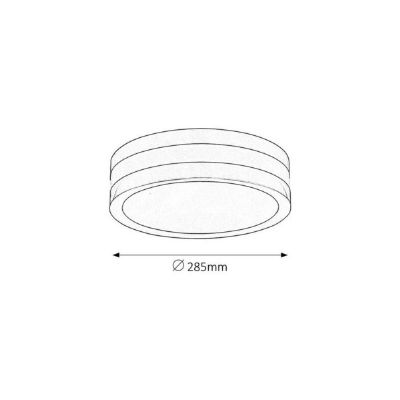 Rabalux Stuttgart plafon zewnętrzny 2x11 W chrom 8220