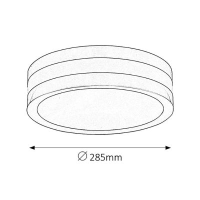 Rabalux Stuttgart plafon zewnętrzny 2x11 W antracyt 8684