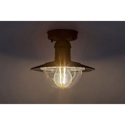 Rabalux Oslo lampa podsufitowa zewnętrzna 1x60 W czarna 8716