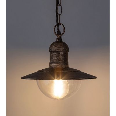 Rabalux Oslo lampa wisząca zewnętrzna 1x60 W złota 8737