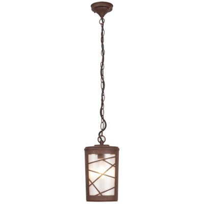Rabalux Pescara lampa wisząca zewnętrzna 1x60W brązowy/szkło opalizowane 8758