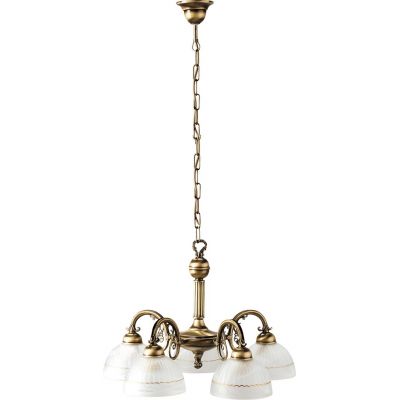 Rabalux Flossi lampa wisząca 5x40 W biała-brązowa 8815