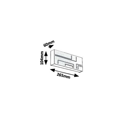 Rabalux Maribor kinkiet zewnętrzny 1x12 W czarny 8873