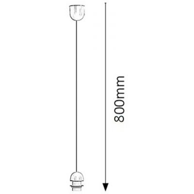 Rabalux Fix lampa wisząca 1x60 W biała 9919