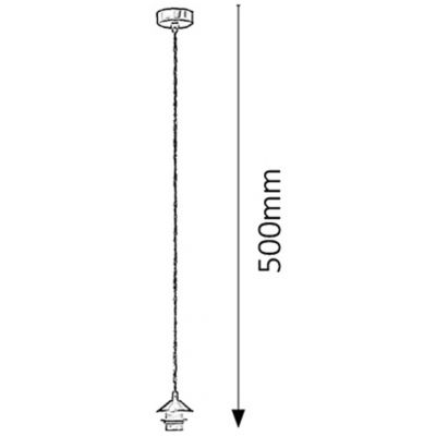 Rabalux Fix lampa wisząca 1x60 W satyna 9926