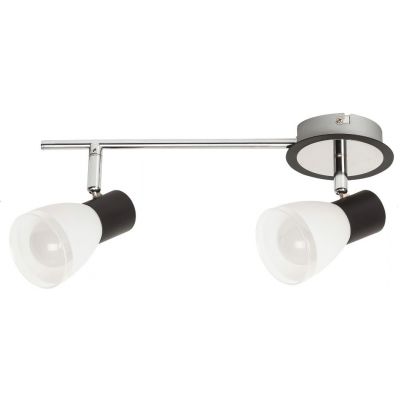 Rabalux Ati lampa podsufitowa 2x40 W biała-czarna 5977