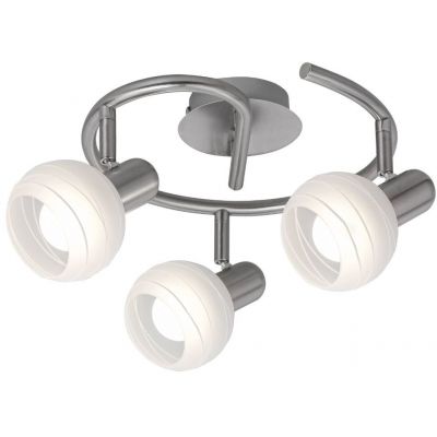 Rabalux Aurel lampa podsufitowa 3x40 W biała-chrom-satyna 6343