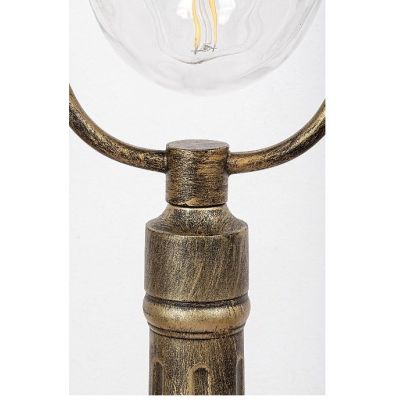 Rabalux Barcelona lampa stojąca zewnętrzna 1x60 W przezroczysta-złota 8679