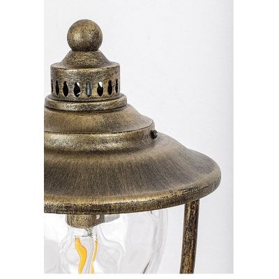 Rabalux Barcelona lampa stojąca zewnętrzna 1x60 W przezroczysta-złota 8679