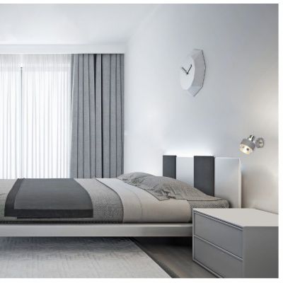 Rabalux Basil kinkiet 1x40 W chrom-szary-satyna 5379