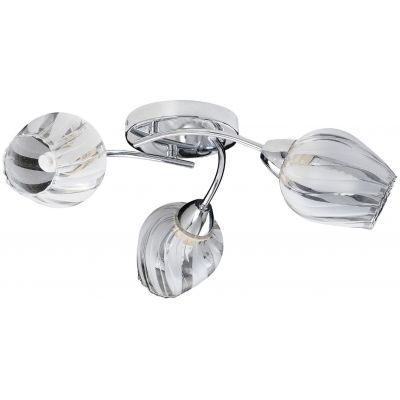 Rabalux Danila lampa podsufitowa 3x60 W biała-chrom-wzór 2969