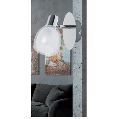 Rabalux Dave kinkiet 1x40 W biały-chrom 6835