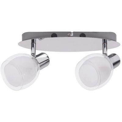 Rabalux Dave lampa podsufitowa 2x40 W biała-chrom 6836