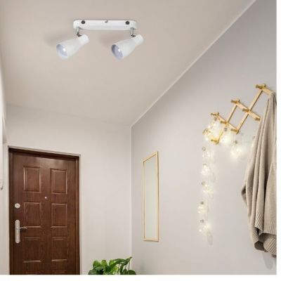 Rabalux Ebony lampa podsufitowa 2x20 W biała 6027