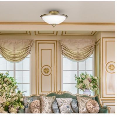 Rabalux Elisett lampa podsufitowa 2x40 W brązowa 2759