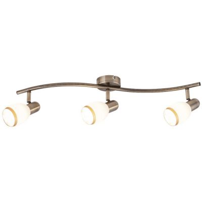 Rabalux Elite lampa podsufitowa 3x40 W biała-brązowa 5972