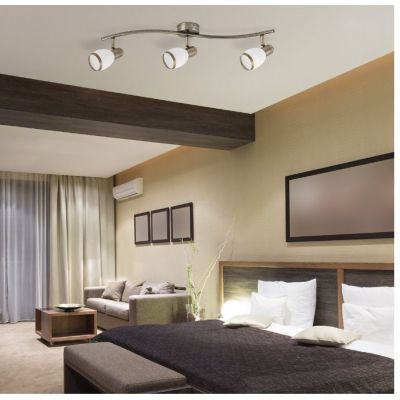 Rabalux Elite lampa podsufitowa 3x40 W biała-brązowa 5972