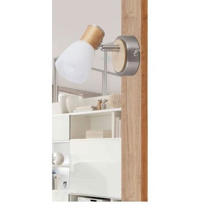 Rabalux Gavin kinkiet 1x40 W biały-chrom-satyna 6486