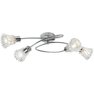 Rabalux Hestia lampa podsufitowa 4x40 W chrom-przezroczysta 5302