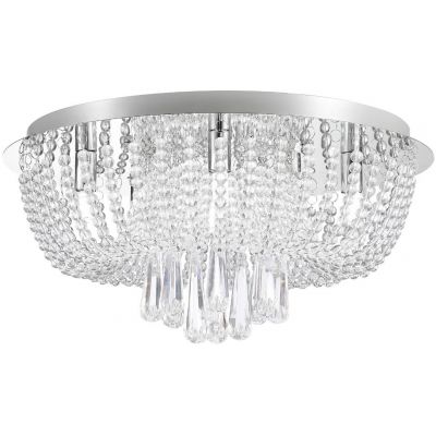 Rabalux Larisha lampa podsufitowa 6x40 W chrom-przezroczysta 6806