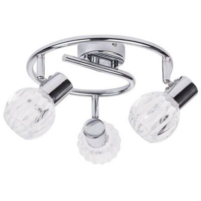 Rabalux Lauren lampa podsufitowa 3x40 W chrom-przezroczysta 6093