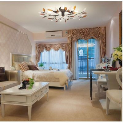 Rabalux Lilian lampa podsufitowa 4x40 W brązowa 2849