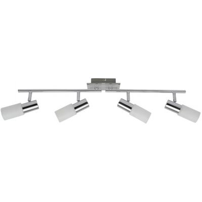 Rabalux Logan lampa podsufitowa 4x40 W biała-chrom 6099