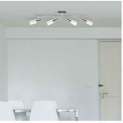 Rabalux Logan lampa podsufitowa 4x40 W biała-chrom 6099