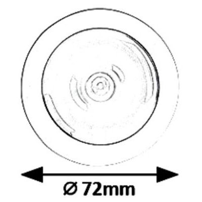 Rabalux Milo lampa meblowa 0,5 W biała 5730