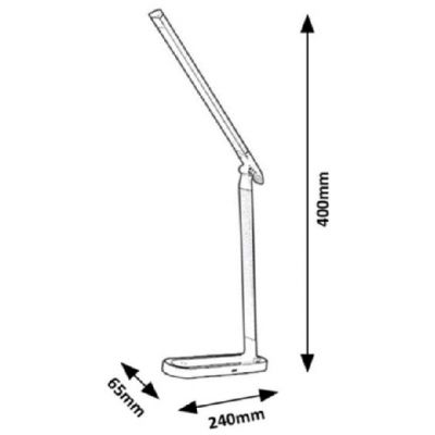 Rabalux Misha lampa biurkowa 1x W biała 3349