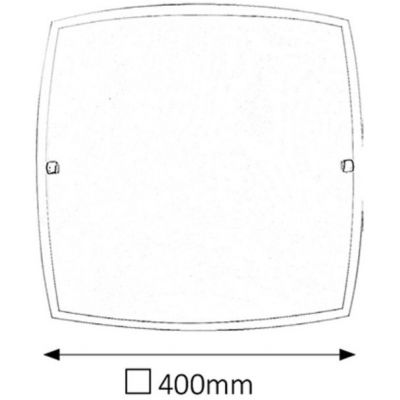 Rabalux Nedda plafon 2x60 W biały 3689
