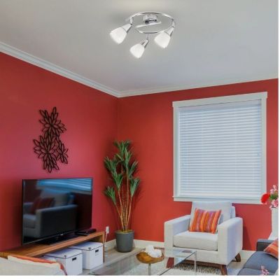 Rabalux Nicolette lampa podsufitowa 3x40 W biała-chrom 6769