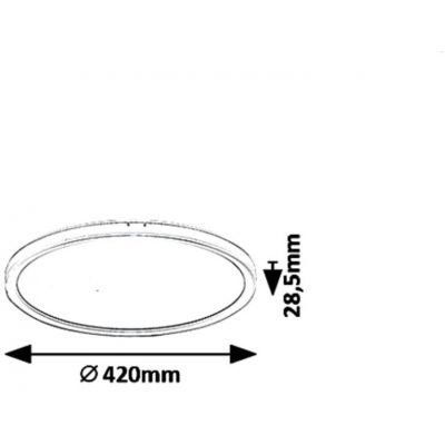 Rabalux Pavel plafon 1x8 W biały 3428
