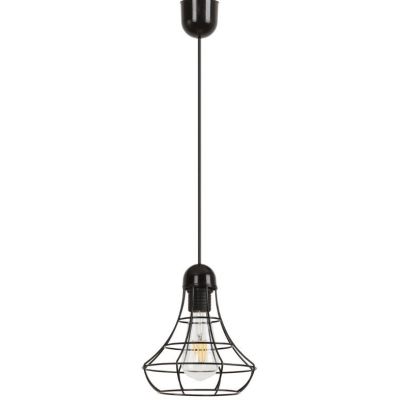 Rabalux Ramsey lampa wisząca 1x60 W czarna 4649