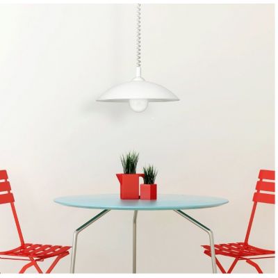 Rabalux Round lampa wisząca 1x60 W biała 4780