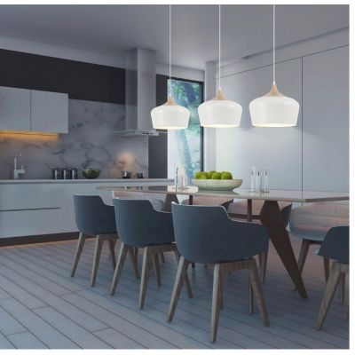 Rabalux Sadie lampa wisząca 1x60 W biała 2563