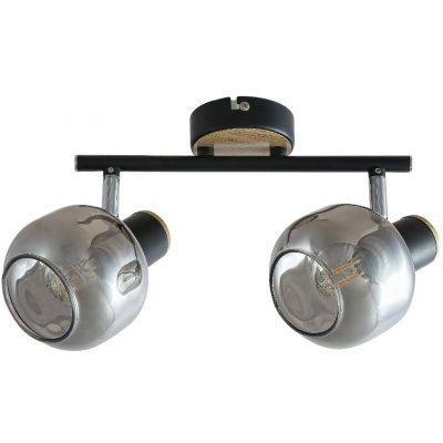 Rabalux Salazar lampa podsufitowa 2x40 W przydymiona 5398