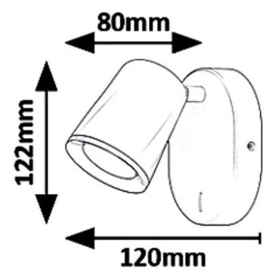 Rabalux Solange kinkiet 1x6 W biały 5045